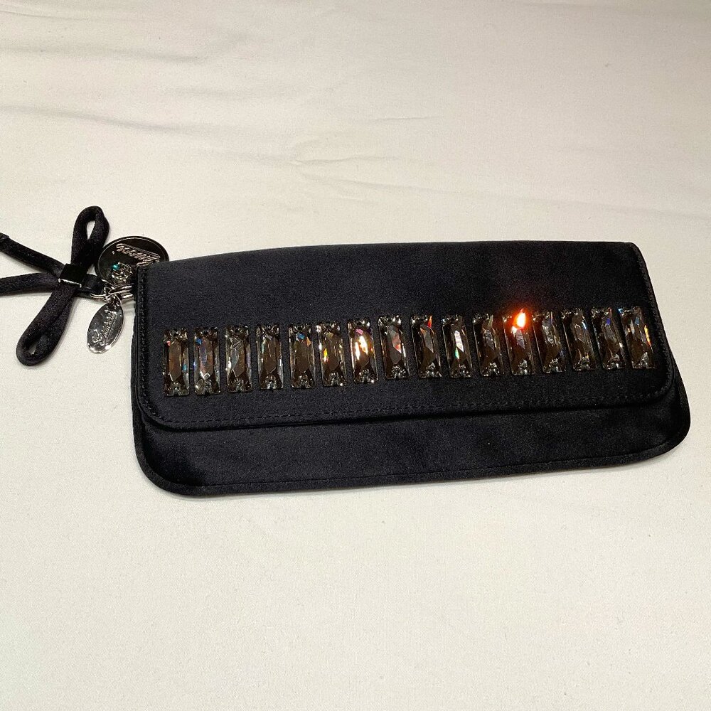 Rare Gucci Swarovski Crystal Satin Clutch – Runway Piece by Frida Giannini